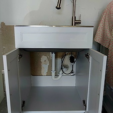 Install Laundry Tub With Cabinet In Hudson, FL 0